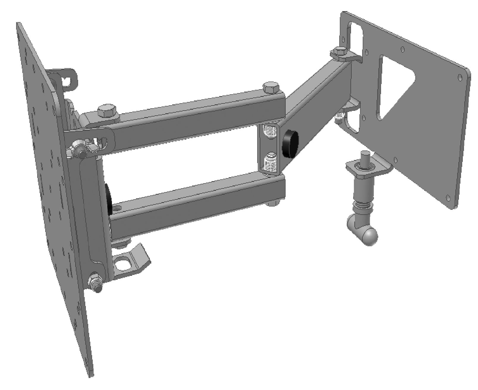 MORryde TV1-006H Extending Swivel TV Wall Mount