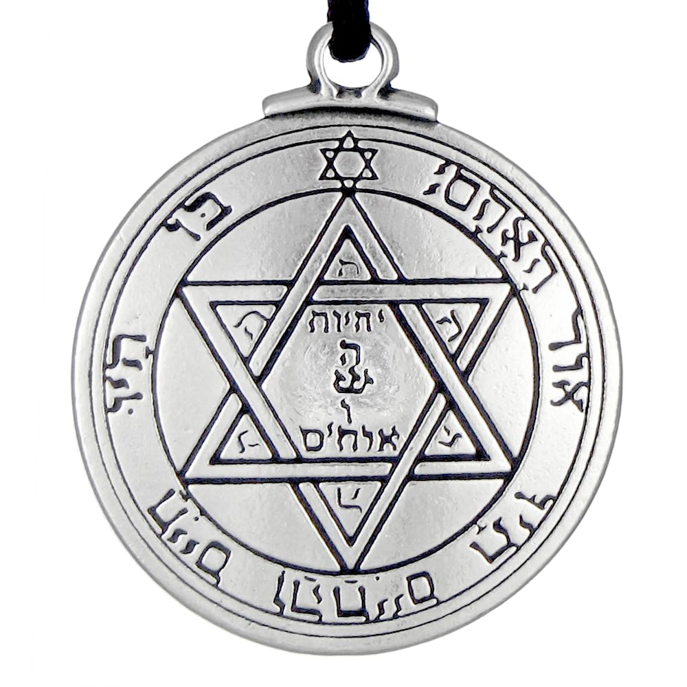 Pentacle of Mars Talisman Key of Solomon Strength Amulet Necklace