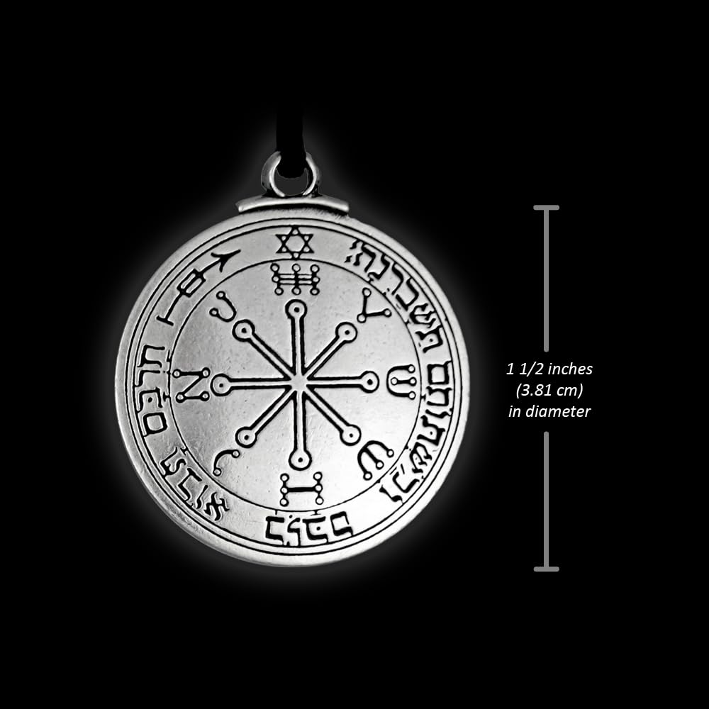 Pentacle of Mars Talisman Key of Solomon Strength Amulet Necklace