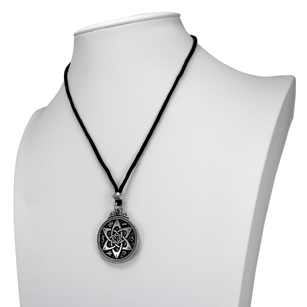 Talisman for Poets, Writers and Actors Amulet Pentacle Necklace