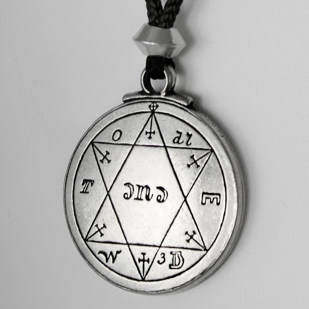 Talisman For Good Health Amulet Necklace Seal of Solomon Pentacle Pendant