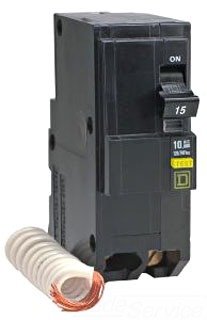 SCHNEIDER ELECTRIC Miniature Circuit Breaker 120/240-Volt 40-Amp QO240GFI Sw Fusible 60A Stainless Appleton Recep, Black