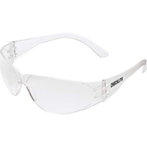 mcr safety cl110af safety glasses with clear lens uv-af and anti-fog coating