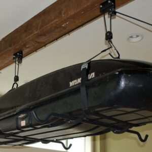 Seattle Sports Sherpak Hoist Pulley Ceiling Storage System - Great for Hanging Kayaks, Bikes, Etc in Your Garage