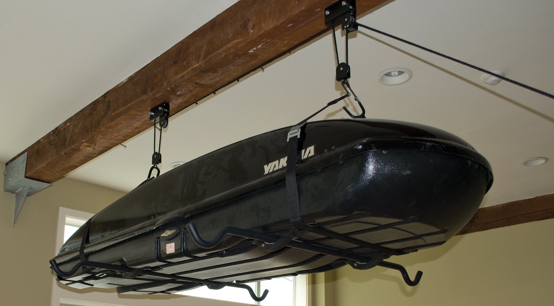 Seattle Sports Sherpak Hoist Pulley Ceiling Storage System - Great for Hanging Kayaks, Bikes, Etc in Your Garage