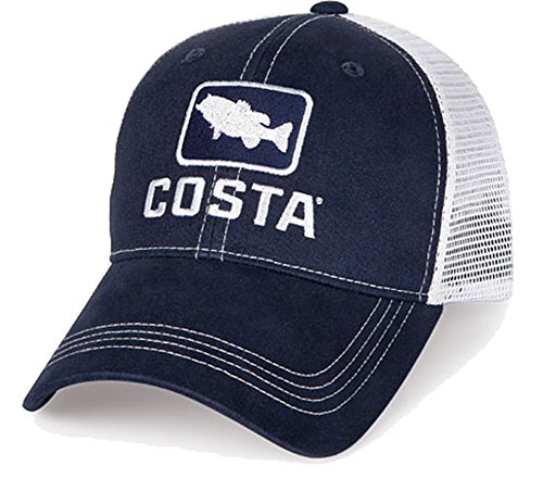 Costa XL Trucker Hat, Bass, Navy + White