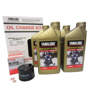 Yamaha LUB-SMBCG-KT-05 Snwmbl 2&3Cyl Fs Oil Chg/ 4Ct; LUBSMBCGKT05 Made by Yamaha