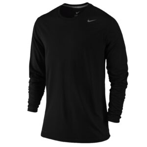 Nike 384408 Legend Dri-Fit Long Sleeve Tee - Black, Medium