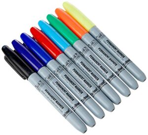 just stationery permanent marker - multi-colour (pack of 8)