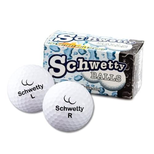 Schwetty Balls White Pair (includes 2 Golf balls)