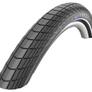 SCHWALBE Big Apple RaceGuard RLX Wire Bead Tire, Black, 26 x 2.15-Inch