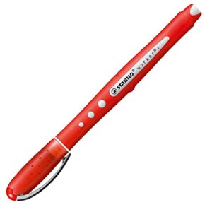 stabilo colorful worker rollerball pens 0.5mm red (single pen)