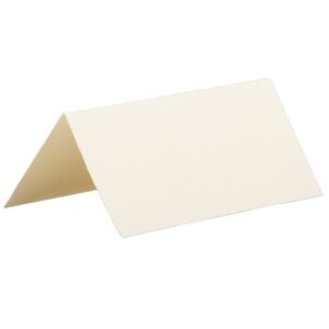 jam paper printable place cards - 3 3/4 x 1 3/4 - ivory - 12/pack