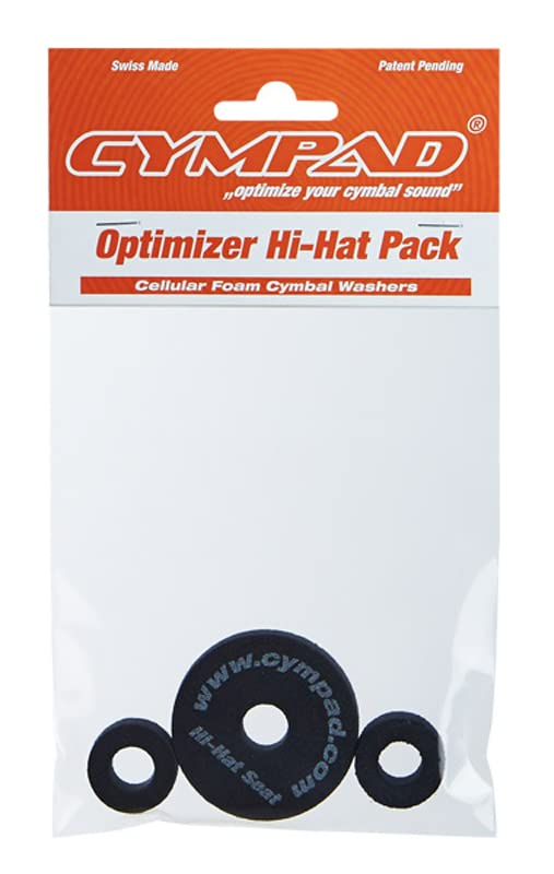 Cympad Optimizer Foam Cymbal Washer Set, Hi-Hat-Clutch & Seat