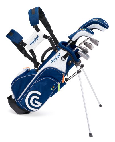 Cleveland Golf Junior Golf Set, Large Ages 10-12, 7 Clubs and Bag