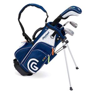 cleveland golf junior golf set, large ages 10-12, 7 clubs and bag