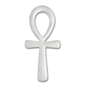 Moonlight Mysteries Sterling Silver Egyptian Ankh Pendant for Women & Men - .925 Egypt Symbol of Life and Immortality - 1.87 Inches Long