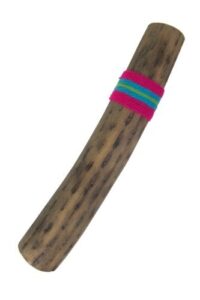 africa heartwood project 10" cactus rainstick from chile - authentic handcrafted rain stick musical instrument with rasta yarn wrap and durable sealant