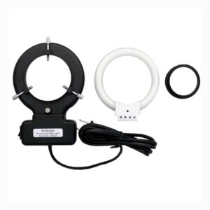 amscope frl12-a 12w microscope fluorescent ring light + adapter