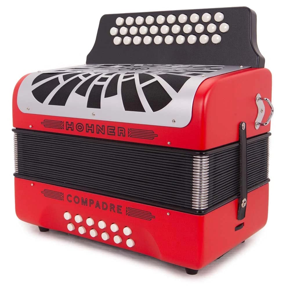 Hohner Compadre EAD Accordion (Red) with Gig Bag