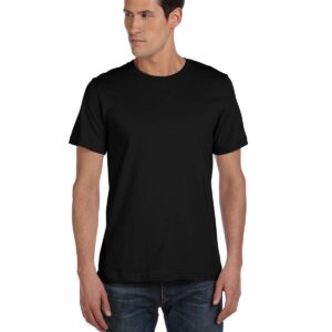 Canvas 3001U Unisex Short-Sleeve Jersey T-Shirt - Black - XX-Large