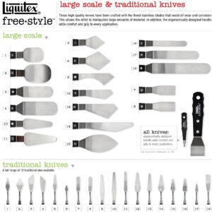 Liquitex Professional Freestyle Traditional Knives 6-Piece Ring Set