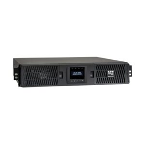 Eaton Tripp Lite Series SmartOnline 2200VA UPS, Pure Sine Wave Double-Conversion, 1800W, 2U Rack/Tower, Extended Run, Network Card Option, LCD, 2 Year Warranty & 250,000 Insurance (SU2200RTXLCD2U)