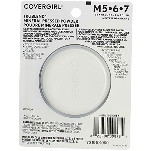 CoverGirl TRUblend Pressed Powder - Translucent Medium (4) - 2 pk