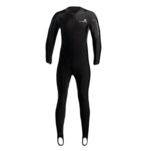 lavacore - frontzip full suit man, color black, size xl