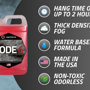 Code 6 Fog ® - Extremely Long Lasting Fog Fluid - 1 Gallon