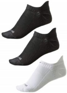 nike lady dri-fit no show running socks (3 packs) - medium - black