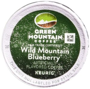 keurig, green mountain coffee, wild mountain blueberry, k-cup counts, 50 count