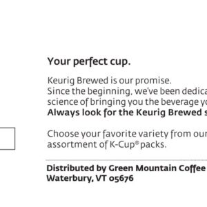 Keurig, Green Mountain Coffee, Wild Mountain Blueberry, K-Cup Counts, 50 Count