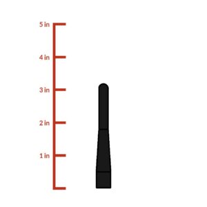 CravenSpeed Stubby Antenna Compatible with Ford F-350 2011-2022 | 3.2 Inches | Short Antenna Replacement | Made in The USA