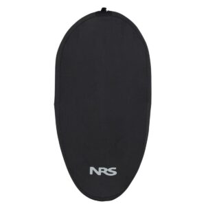 nrs super stretch neoprene kayak cockpit cover-black-universal