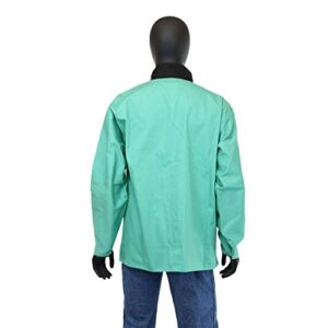 IRONCAT 7050 L Irontex FR Cotton Jacket, 30", Large, Green