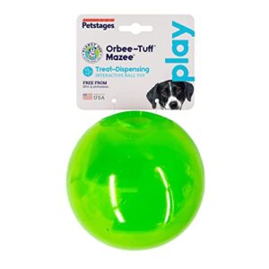 Outward Hound Mazee Puzzle Ball Interactive Treat Dispensing Dog Toy, Green