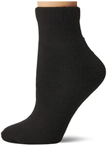 dr. scholl's unisex diabetic and circulatory ankle socks, diabetic, half cushion, moisture control