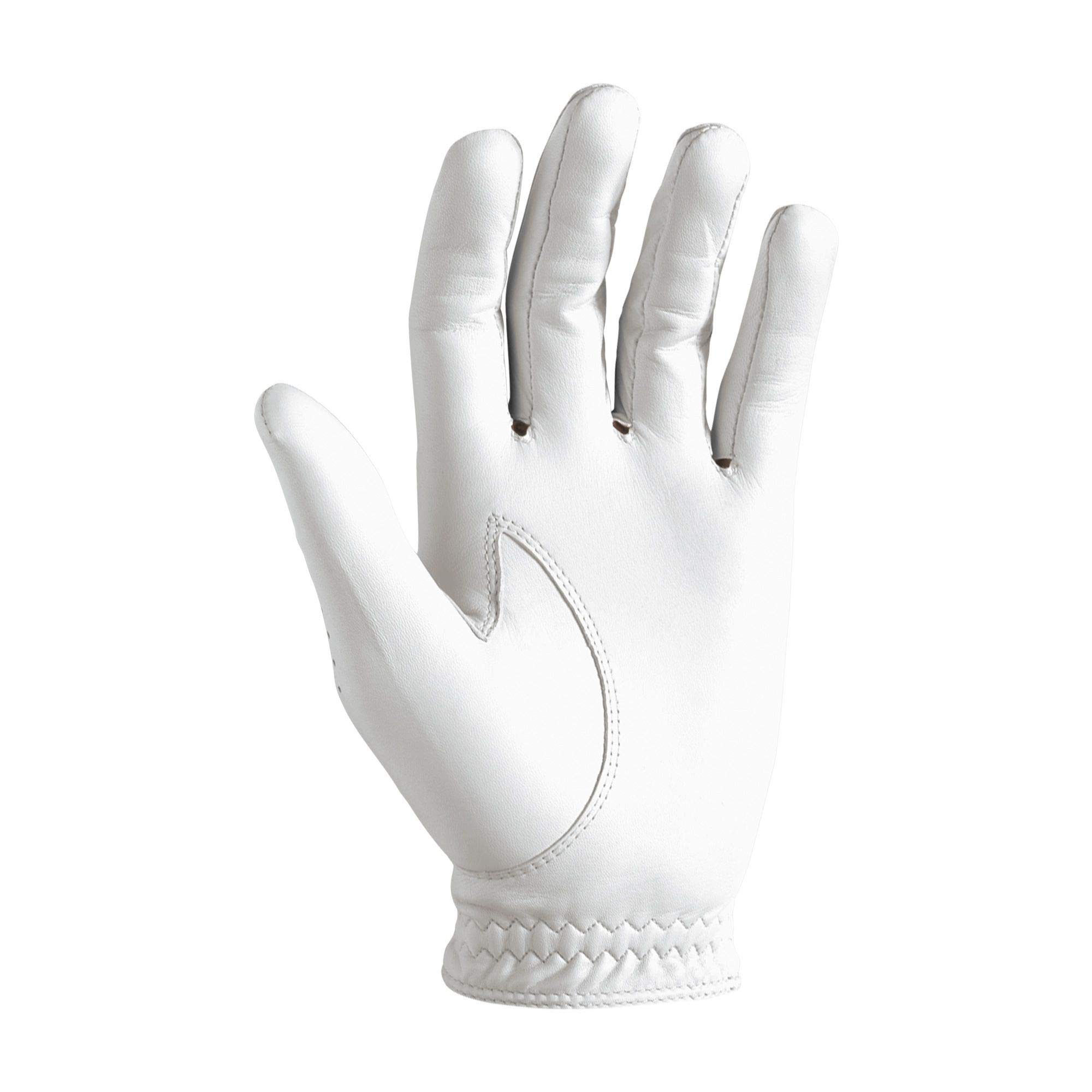 FootJoy Men's Pure Touch Limited Golf Gloves White Medium/Large, Worn on Left Hand