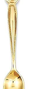 IceCarats 14K Yellow Gold Table Spoon Necklace Charm Pendant 27mm x 5mm Only