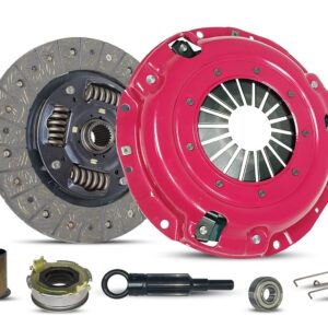 Clutch Kit And Sleeve Compatible With Forester Impreza Legacy X Base Limited Premium Sport Touring 2.5i Outback L H6 L.L. Bean VDC 1996-2012 2.0L H4 2.5L H4 3.0L H6 (Clutch Disc Stage 1; 15-004R)