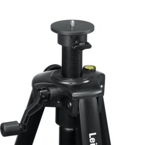 Leica Geosystems Disto TRI70 LINO Tripod, Flat Head, 1/4-20 Male Thread, Black, Full Size