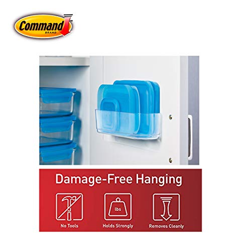 Command Medium Cabinet Organizer, 2-packages, Holds 2 lbs, Decorate Damage-Free, Clear (HOM14CLR-ES)