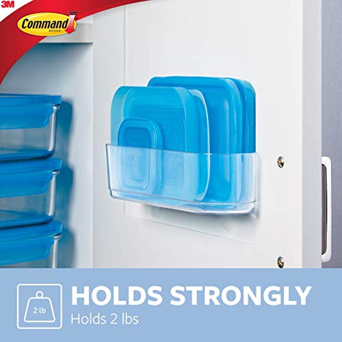 Command Medium Cabinet Organizer, 2-packages, Holds 2 lbs, Decorate Damage-Free, Clear (HOM14CLR-ES)