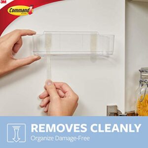 Command Medium Cabinet Organizer, 2-packages, Holds 2 lbs, Decorate Damage-Free, Clear (HOM14CLR-ES)