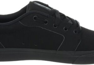 DC mens Anvil Casual Skate Shoe, Black/Black, 11 US