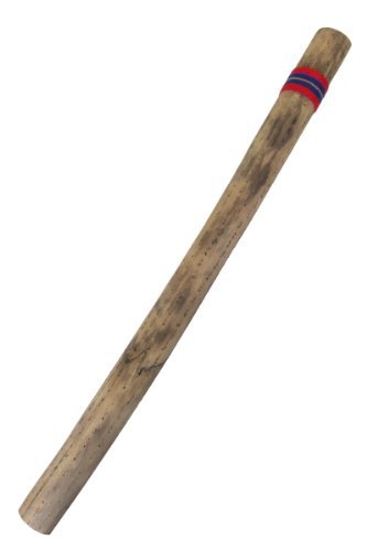 Africa Heartwood Project 30" Cactus Rainstick from Chile - Authentic Handcrafted Rain Stick Musical Instrument with Rasta Yarn Wrap and Durable Sealant