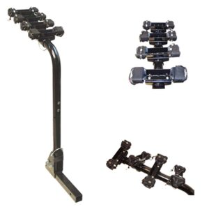 4 bikes foldable bicycle hitch car mount rack carrier 1-1/4" - 2" hitch receiver