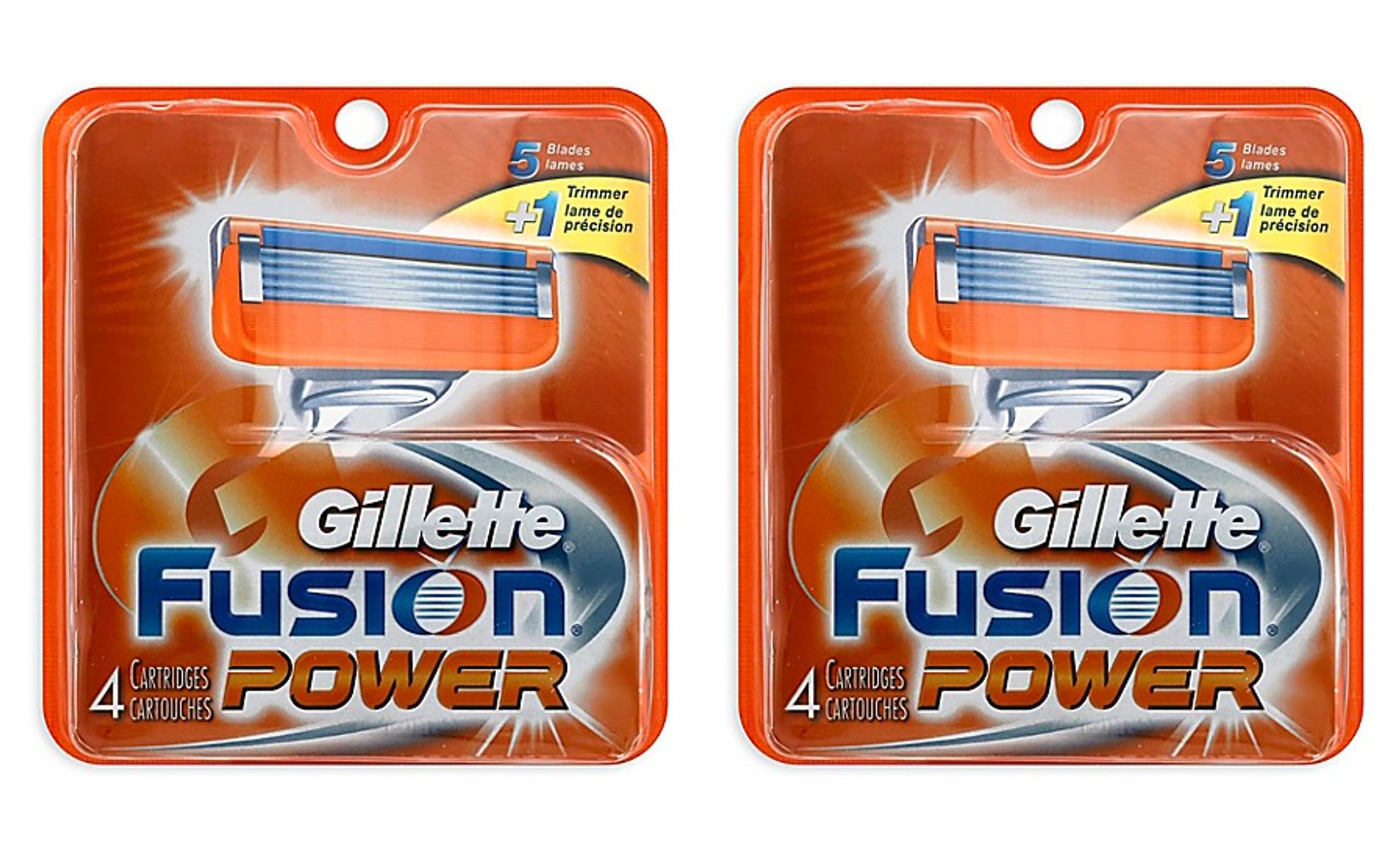 8 Gillette Fusion POWER Razor Blades NEW CARTRIDGE PACK 100% AUTHENTIC,GENUINE