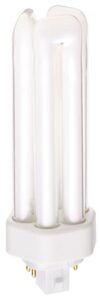 satco s8351 3500k 32-watt gx24q-3 base t4 triple 4-pin tube for electronic and dimming ballasts, neutral white